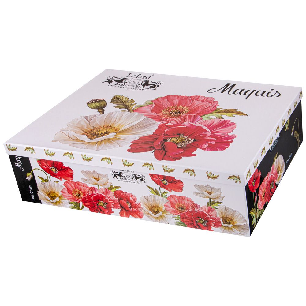 ЧАЙНЫЙ СЕРВИЗ LEFARD "МАКИ" НА 6 ПЕР. 14 ПР. 1000/420/250 МЛ (КОР=2 НАБ.)