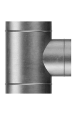 Тройник TRG D125 с выходом D100 оцинк.сталь ERA PRO