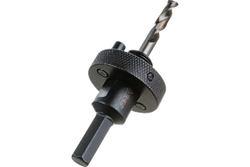 Державка быстросъемная ЗУБР пружинный фиксатор, 32-152 мм, для биметаллических коронок 29534_z01