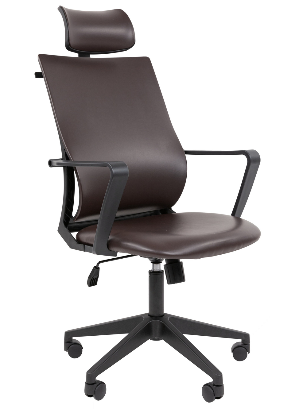 Офисное кресло CHAIRMAN 545 с подголовником, экокожа