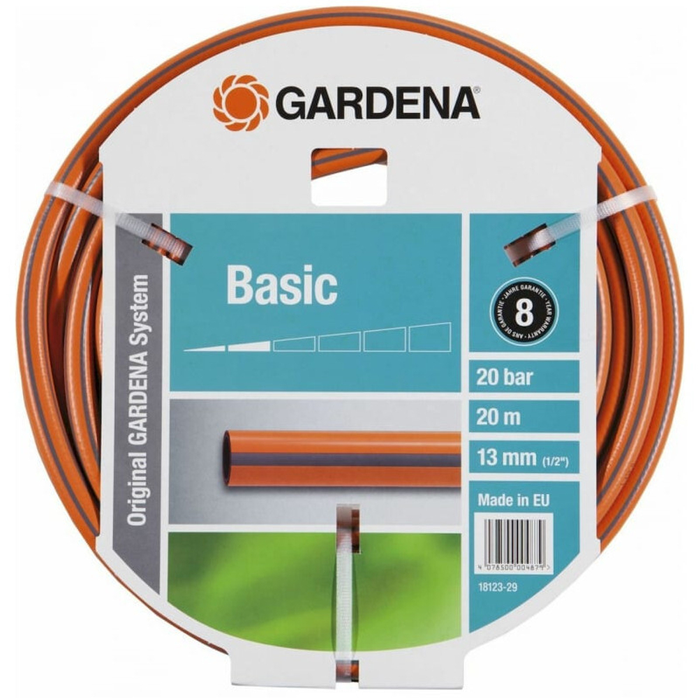 Шланг Gardena Basic 9х9 1/2" 20 м     18123-29.000.00