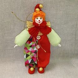 Ёлочная игрушка Рыжий клоун