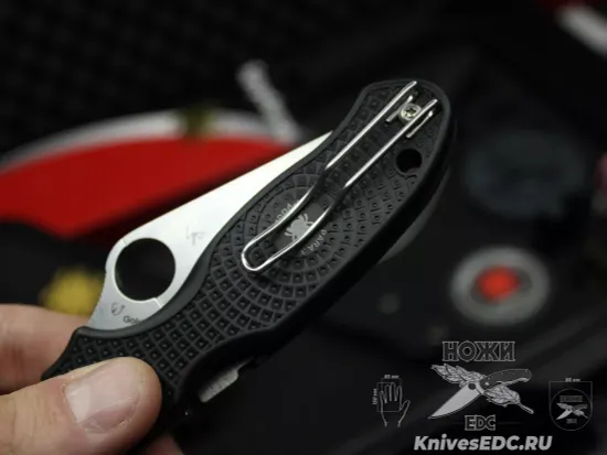 Нож складной Spyderco Para 3 C223PBK c клинком из стали CTS-BD1N, рукоять FRN