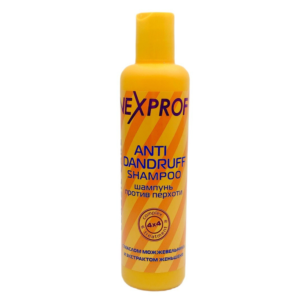 NEXPROF Шампунь против перхоти "ANTI -DANDRUFF" (можжевельник и женьшень) 250мл