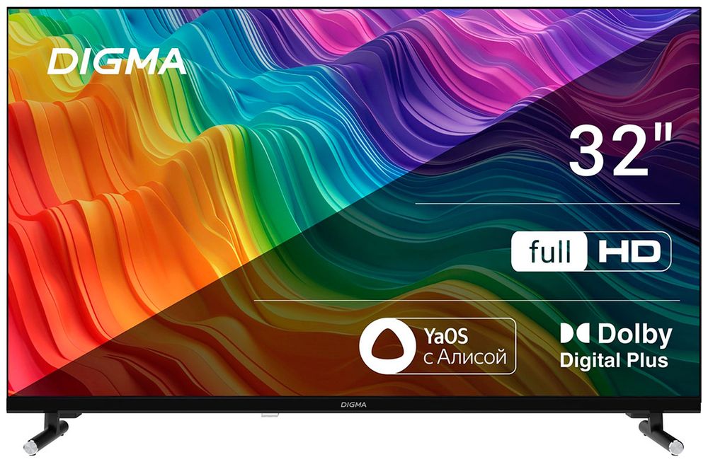 ЖК телевизор Digma DM-LED32SBB33(FHD Smart,Yandex) ЖК телевизор Digma DM-LED32SBB33(FHD Smart,Yandex)