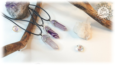 Кристалл-маятник аметист