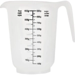 Кувшин мерный Plast Team 1л 155х150 мм натуральный
