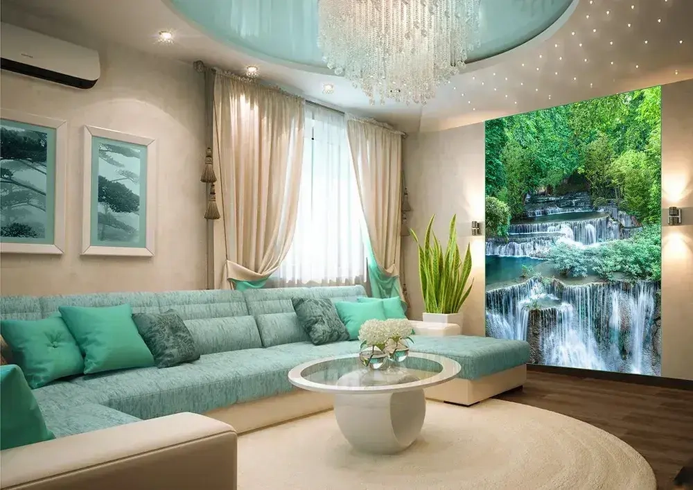 Фотообои Vostorg № 249 Серебряный поток 196х260см