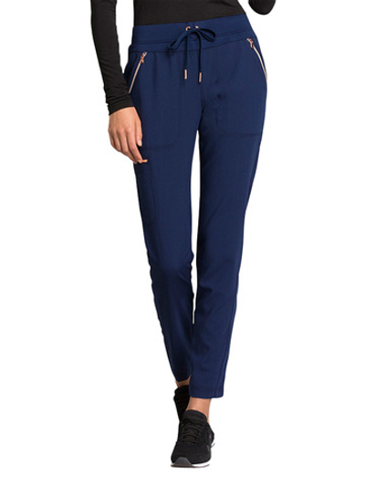 Брюки медицинские женские Cherokee CK055 на резинке, синий, 42
