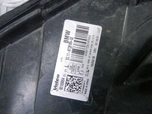 Фара левая BMW X2 F39 (2017-2023) LED