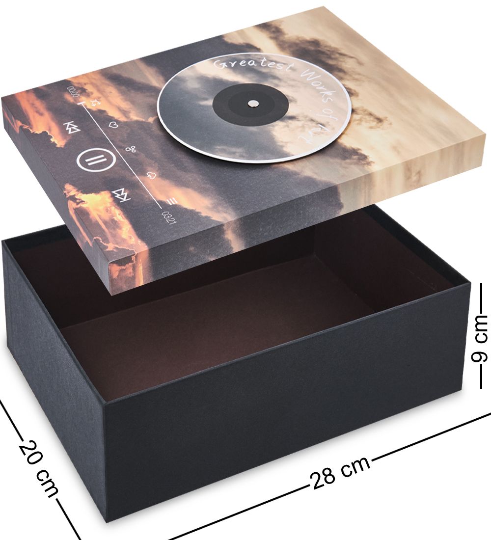 WF-169/3-A Коробка бол., желтый