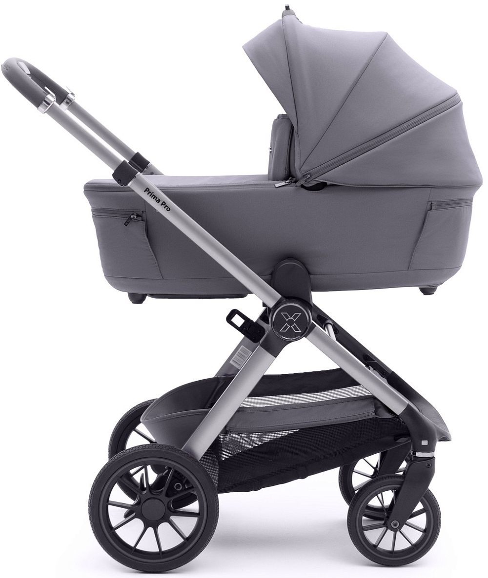 Коляска Agex Prima Pro 3 в 1 с автокреслом i-Safe Grey APS214 Sora серый