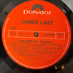 Винтажная виниловая пластинка LP James Last Джеймс Ласт Und Jetzt Alle (Germany 1978)
