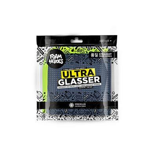 Foam Heroes Ultra Glasser микрофибра для очистки стекол с новым вафельным плетением, 40х40см