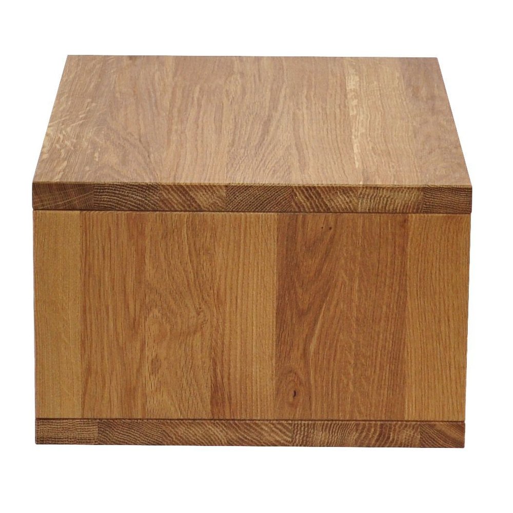 Парящая прикроватная тумба навесная Дольче Вита из массива дуба 1 шт