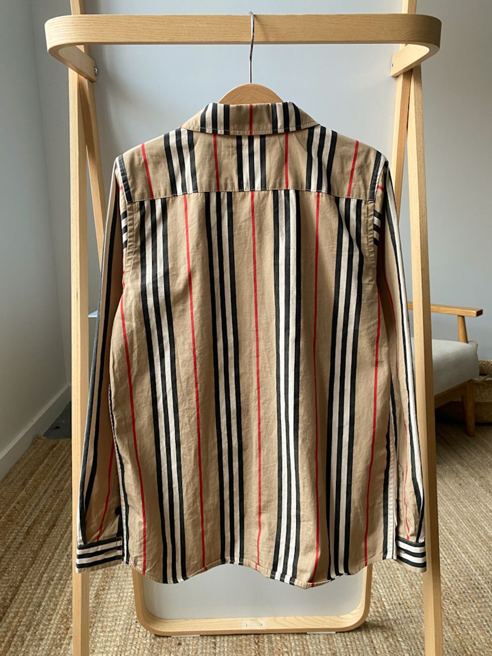 Хлопковая рубашка Burberry, 140