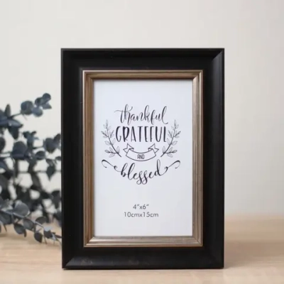 Фоторамка 10*15см «Милан» черный, пластик