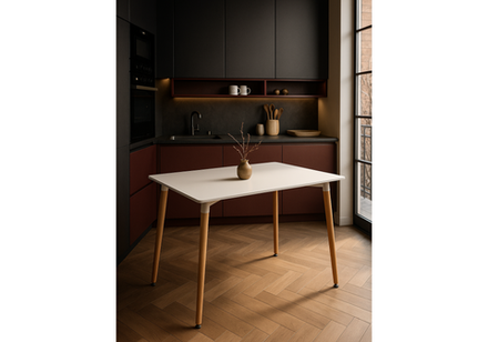 Стол деревянный Woodville Table 120 white, wood