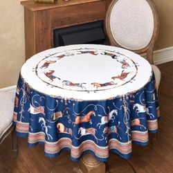 СКАТЕРТЬ КРУГЛАЯ "PASSAGE" 190СМ ,БЕЛЫЙ, 100% ХЛОПОК,ТВИЛ,ПРОПИТКА