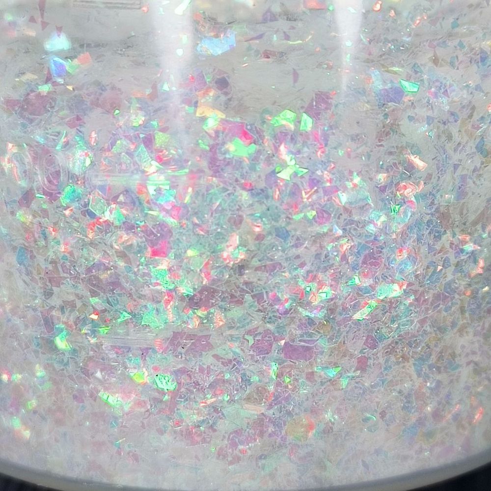 Хлопья белый хамелеон MixSomi-17 для дизайна ногтей, маникюра, бодиарта, макияжа...