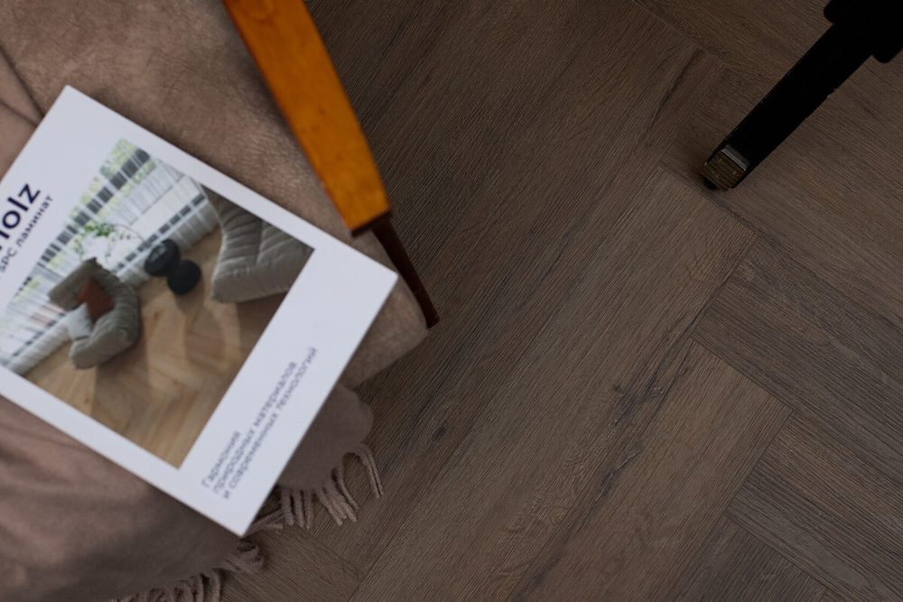 Кварц-винил SPC Steinholz Herringbone 4,5 мм Либе 1.14688 м2