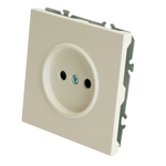 Розетка 1-местная с защитной шторкой (механизм), STEKKER, б/з, 250В, 16А, серия Эмили, RST16-5109-01 , белый фарфор, soft touch 49876