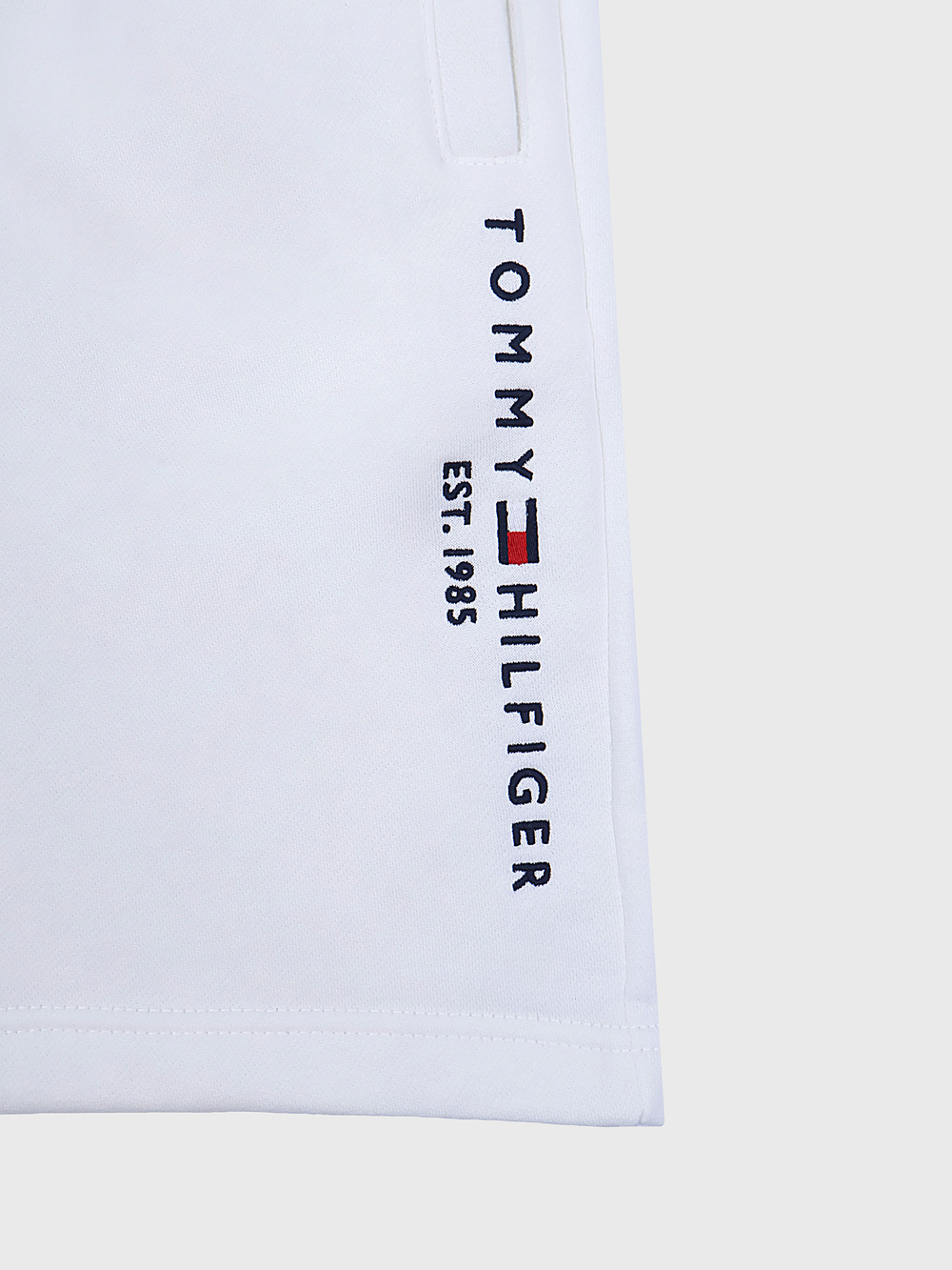 Шорты Tommy Hilfiger Embroidered Tommy Logo Fresh White