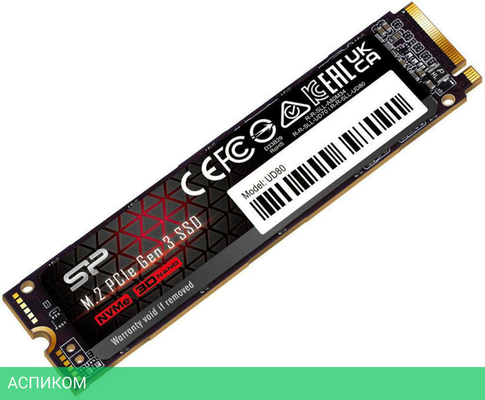 SSD диск Silicon-Power 1Tb UD80 (SP01KGBP34UD8005)