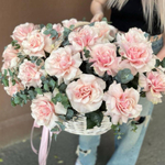 Корзина с французскими розами FLORENCE