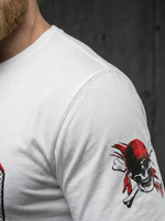 Футболка спортивная хлопковая мужская белая LEGENDA ЧЕМПИОН