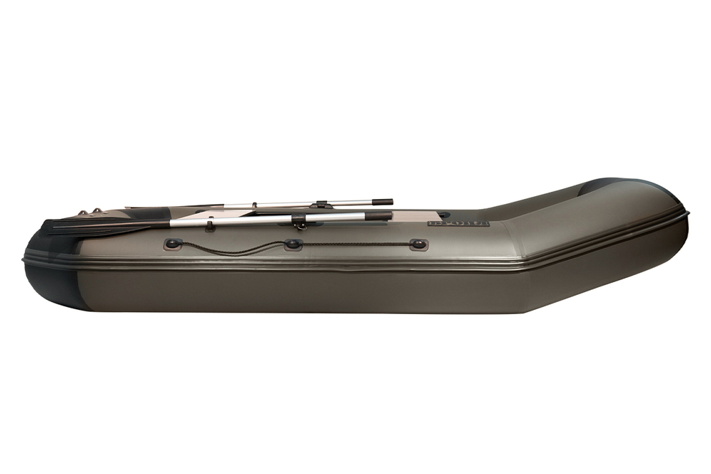 Броня-280 М хаки-черный (лодка ПВХ с усилением)