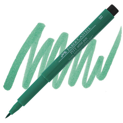 Faber-Castell Pitt Pen (B). 264 Dark Phthalo Green