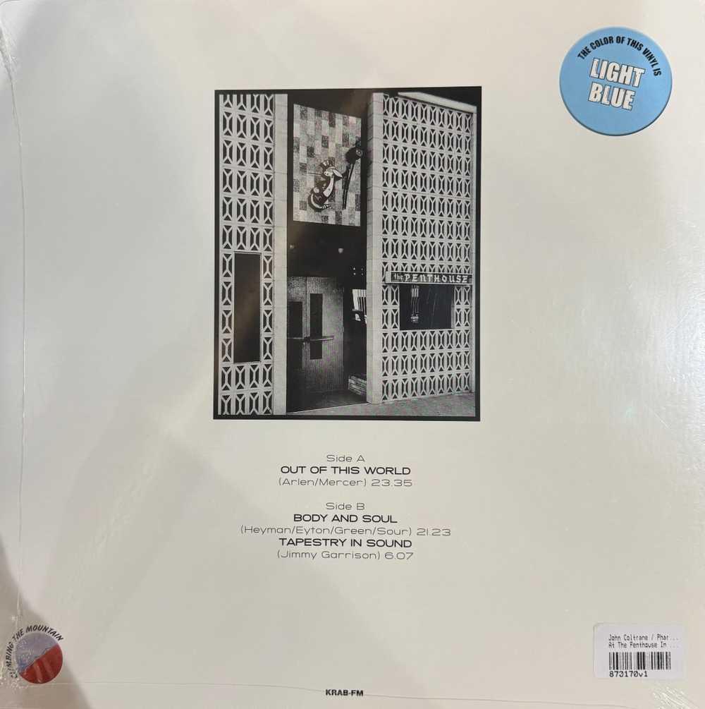 Виниловая пластинка John Coltrane – At the Penthouse in Seattle September 30, 1965 LP Blue