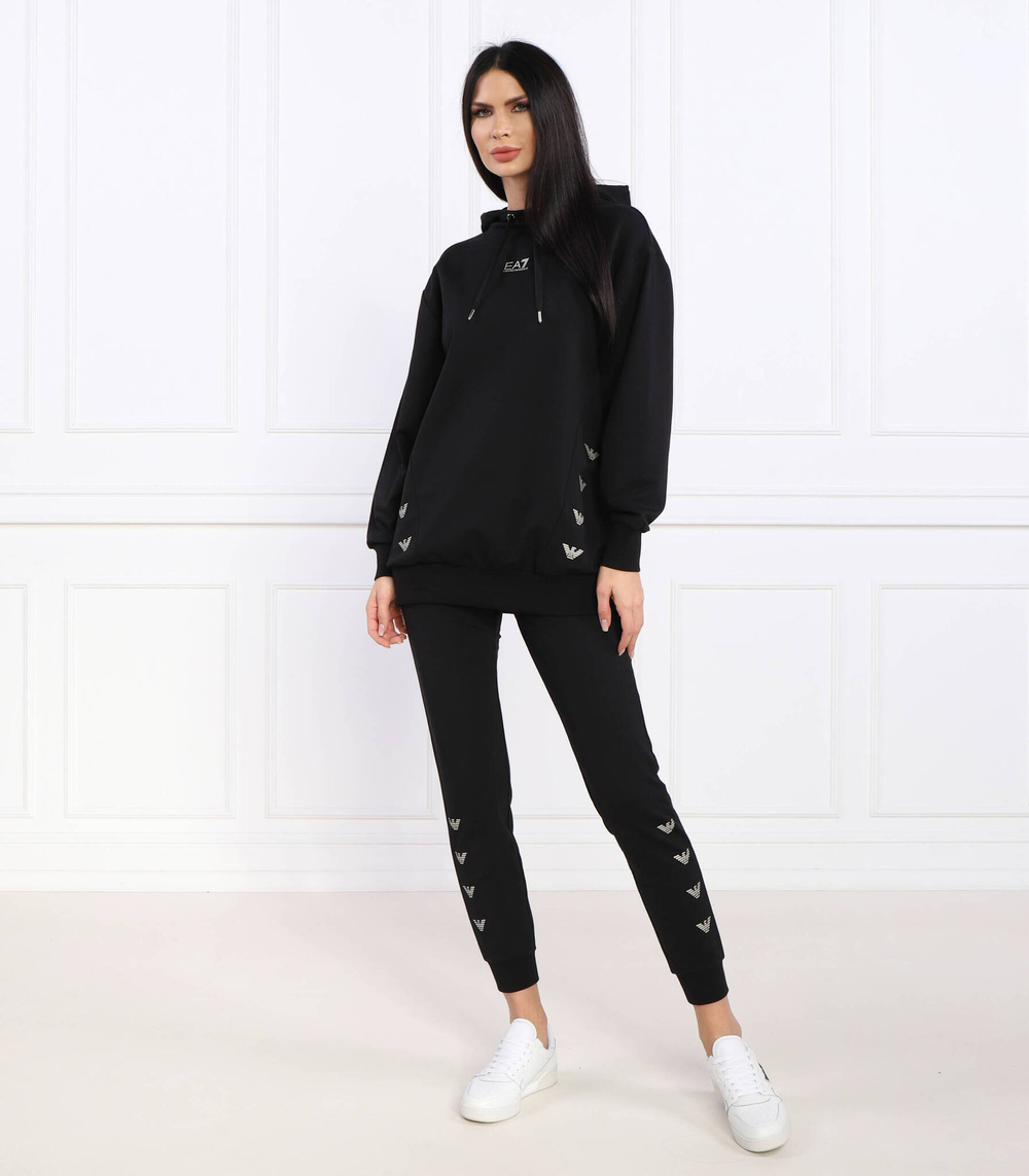 Худи EA7 - черный(3RTM11 TJEAZ)