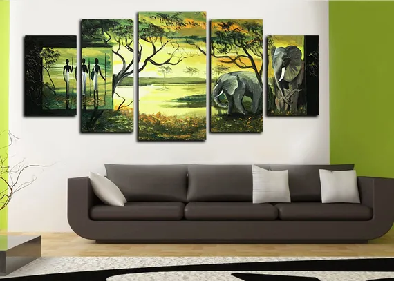 Модульная картина"Саванна"