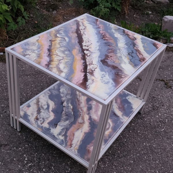 ЭКСКЛЮЗИВНЫЙ СТОЛ ИЗ ЭПОКСИДНОЙ СМОЛЫ