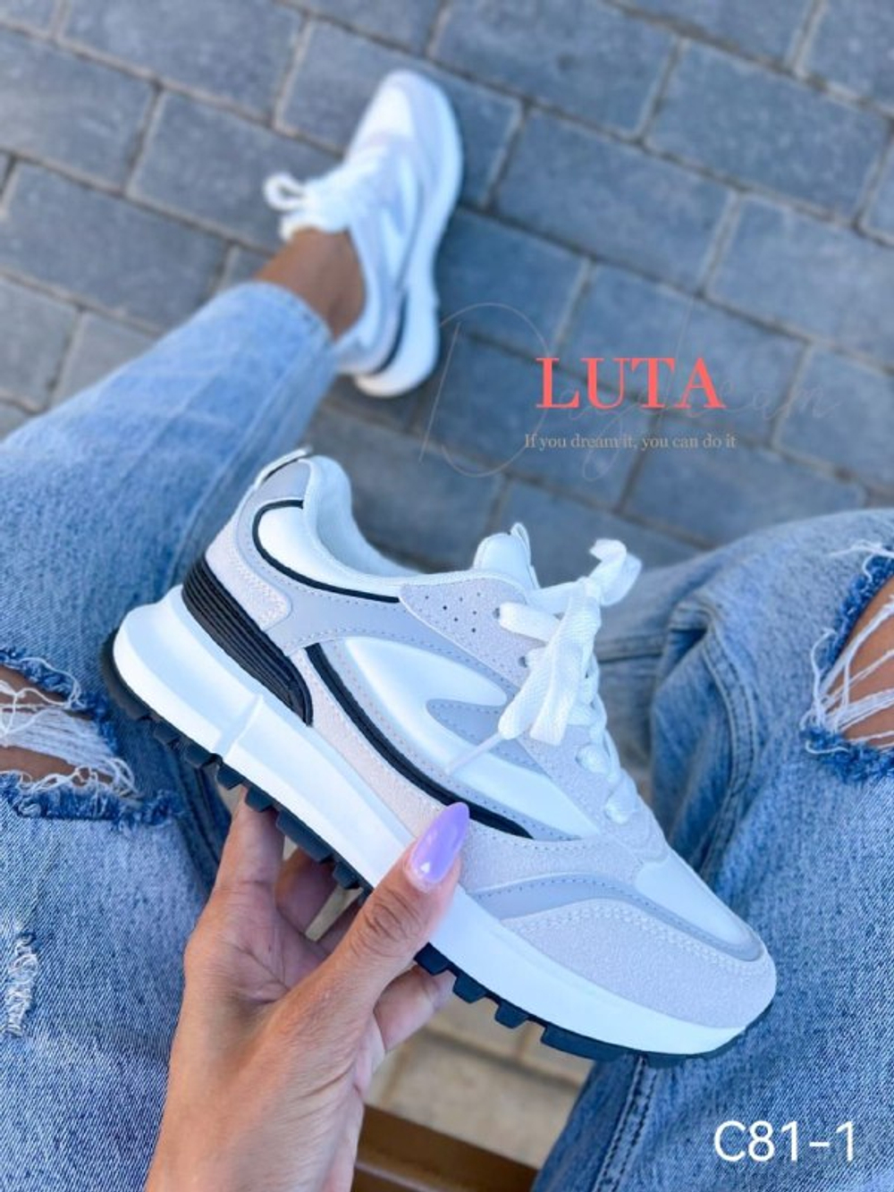 Кроссовки по 8 пар (36-41)р. / 81-1