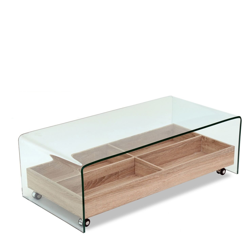 Стол журнальный F-GW606 прозрачный