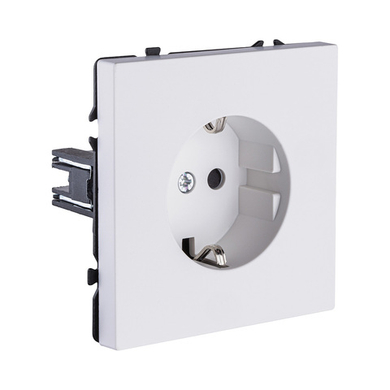 Розетка штепсельная SCHUKO 16A/250 В, белый глянцевый Kollinger Eclipse EC-014WG