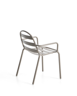 Уличный стул Joncols из алюминия с отделкой цвета таупе