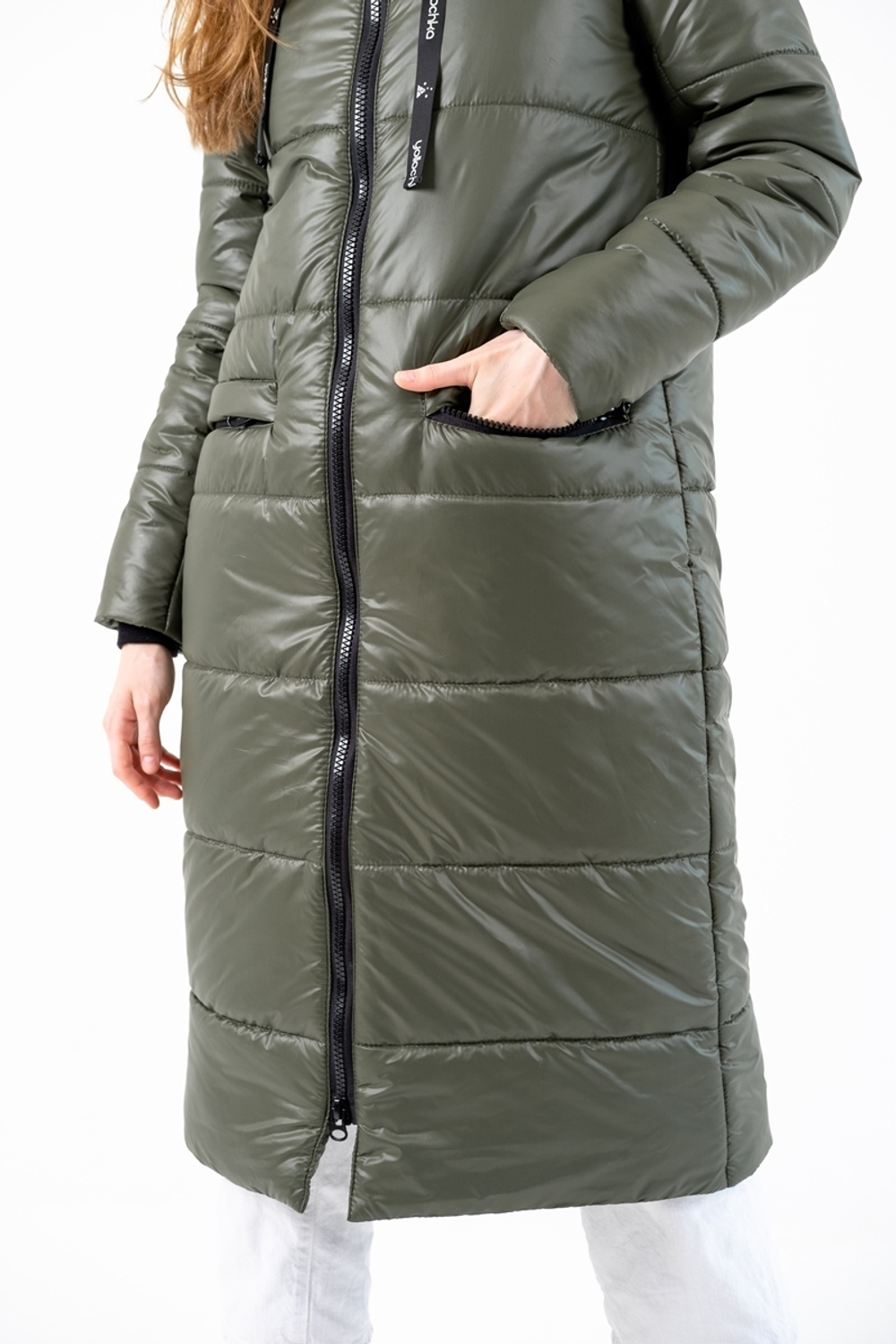 Пальто зимнее "Джой" хаки