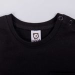 Футболка базовая "Уголь" с карманом