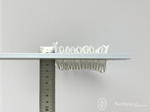 Шторная лента Bandex WALZER 1:2.0 P2, групповые складки, цвет прозрачный (ширина 70 mm)