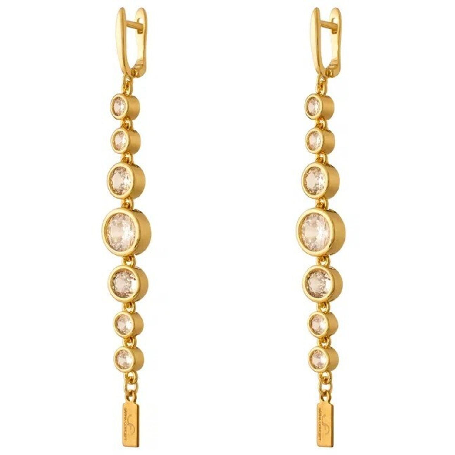 Серьги Selena Gold Earrings