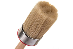 Круглая кисть ЗУБР УНИВЕРСАЛ - МАСТЕР, светлая щетина, деревянная ручка, №8х35мм 01501-35