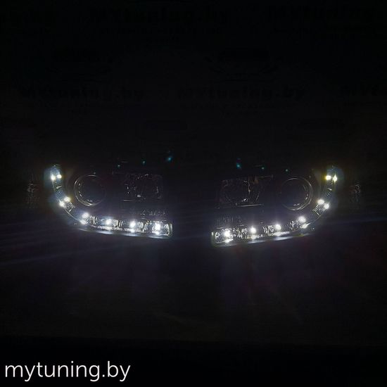 Передние фары DAYLIGHT BLACK для Audi 80 B4