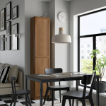 Книжный шкаф - BILLY / OXBERG  IKEA/БИЛЛИ / ОКСБЕРГ ИКЕА,  202х40 см , коричневый