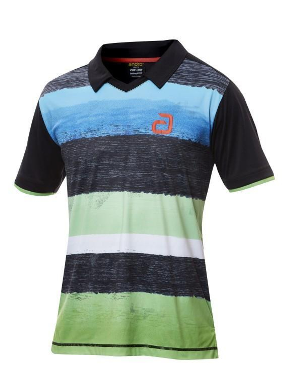 Andro Shirt Devlin black/green