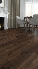 Каменно-полимерный ламинат Alpine Floor Real Wood Дуб Мокка ECO 2-2