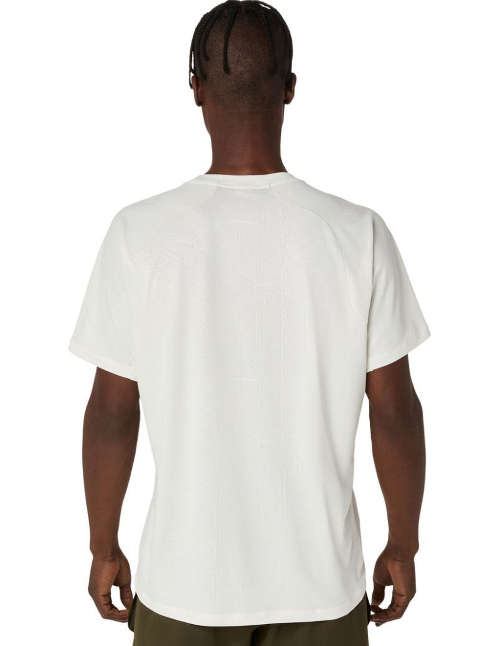 Мужская теннисная футболка Asics Game All Over Print Short Sleeve - cream